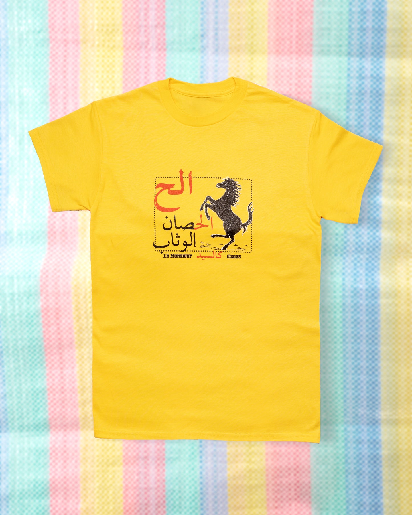 "CHEVAL CABRÉ" YELLOW